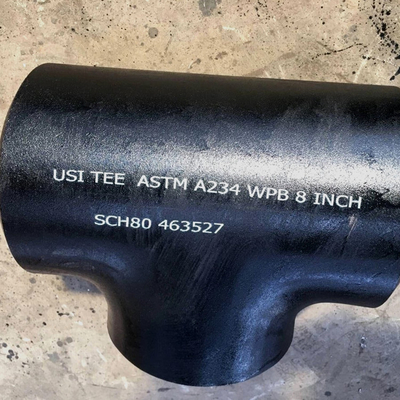 ASME/ANSI B16.9 Standard Carbon Steel Tees for Threaded Connection SCH160 Pressure