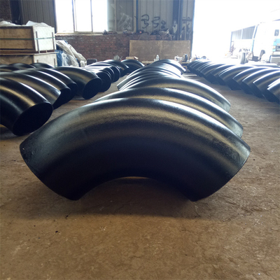 WPL6 Carbon Steel Pipe Fittings Butt Weld 90 Degree LR Elbow Seamless Sch80