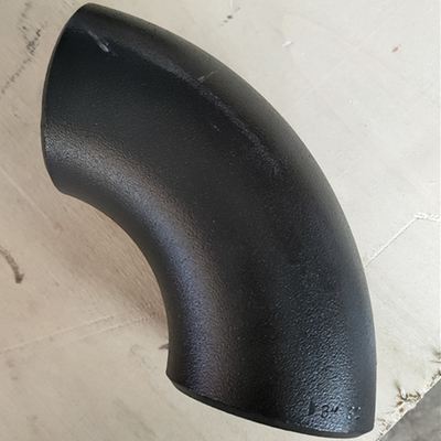 Sch80 Sch40 Sch20 90 Degree Lr Elbow 1.5d Astm A234 Wpb Black